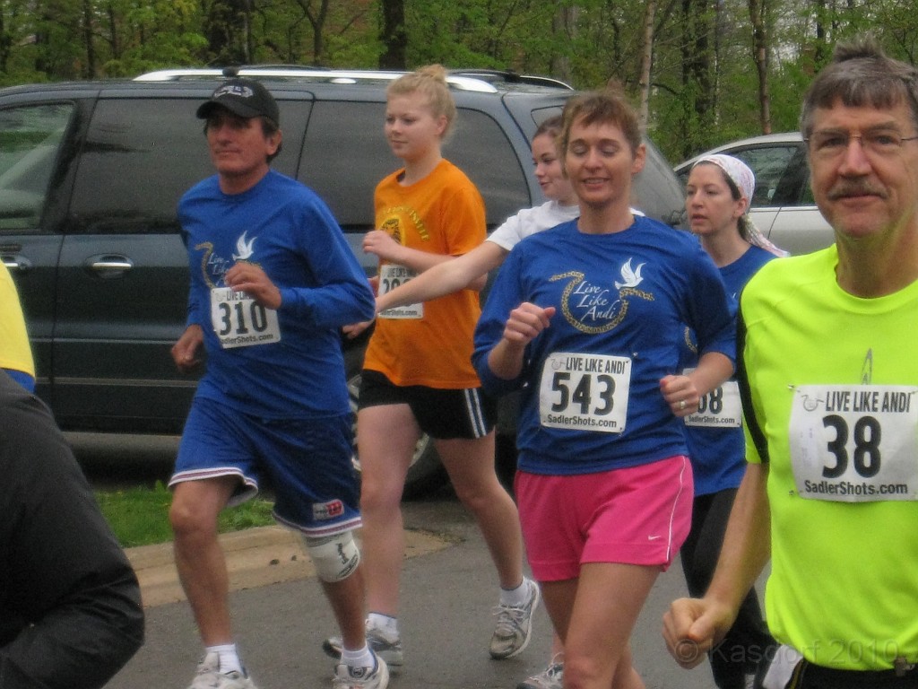 Live Like Andi 2010 100.jpg - The Live Like Andi 10K in Novi Michigan. May 1, 2010.